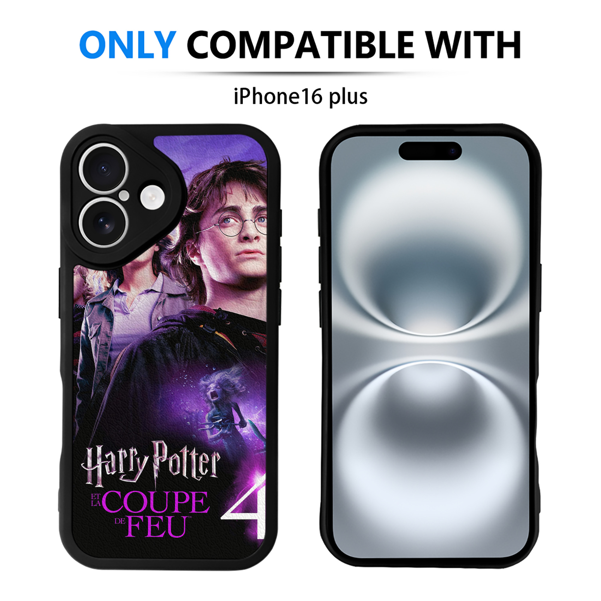 （画像用） Harry Potter ハリー・ポッターシリーズ 【iPhone 16シリーズ対応】シリコンスマホケース（レザー調） 材質：シリコン
